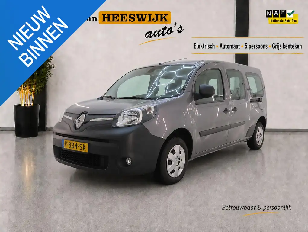 Renault Kangoo Z.E. Maxi Airco | Navigatie | SOH 97% |Incl. Batterij |