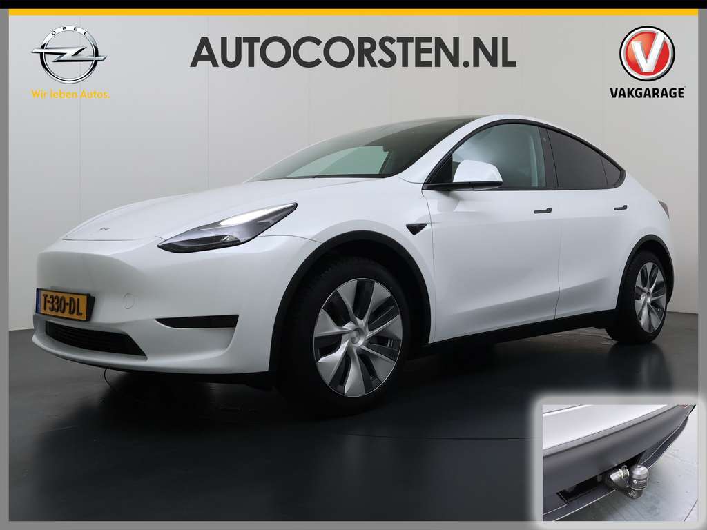 Tesla Model Y RWD 300PK LFP Accu Trekhaak Warmtepomp Leer Navi E