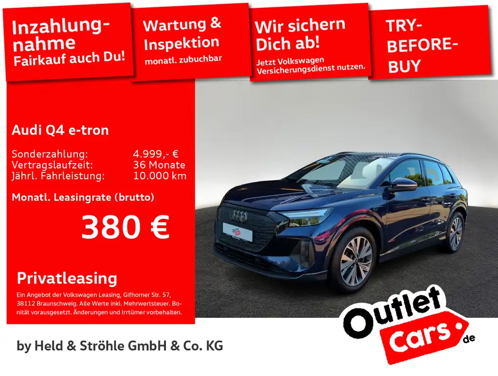 Audi Q4 e-tron Q4 40 e-tron AHK BLACK LED NAVI+ SHZ VIRTUAL