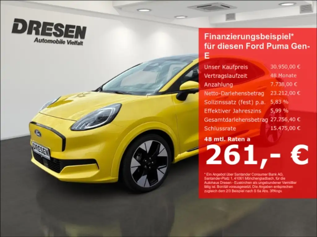 Ford Puma Premium 43kWh Panoramadach/Assistenz-Paket
