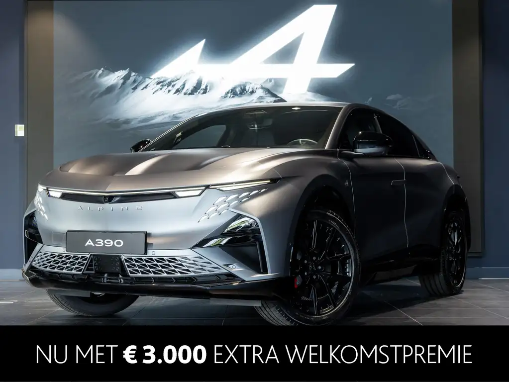 Alpine A390 GT |  Gris Tonnerre mat | Pack Driving: Active Dri