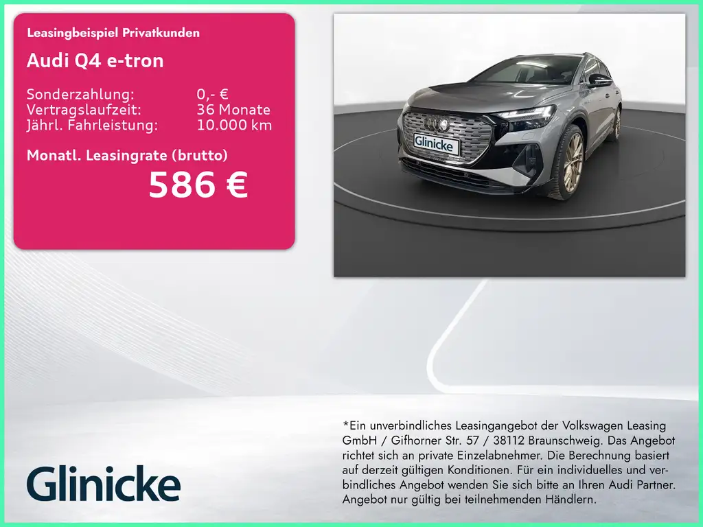 Audi Q4 e-tron 50 qu. Edition One AHK Pano Matrix LM
