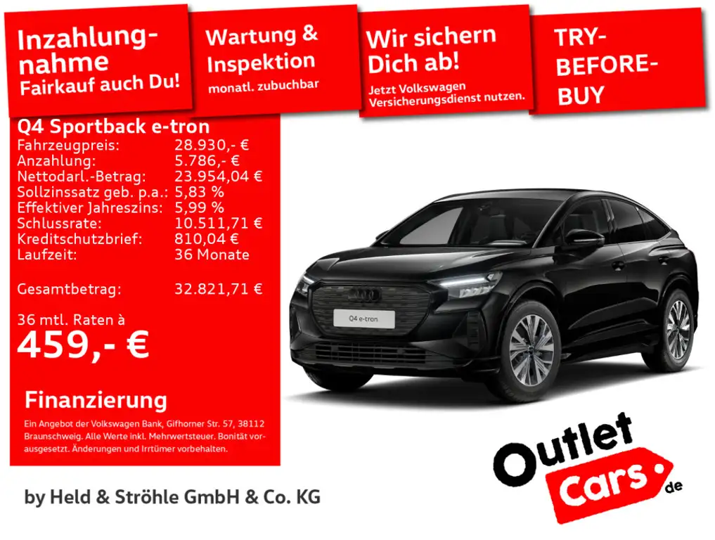 Audi Q4 e-tron 35 BLACK KAM LED NAVI+ SHZ