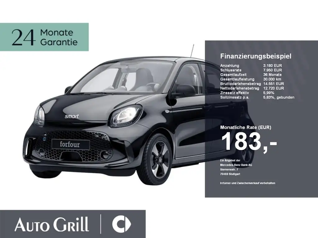 smart forFour EQ  Navi Kamera Jung@Smart Garantie