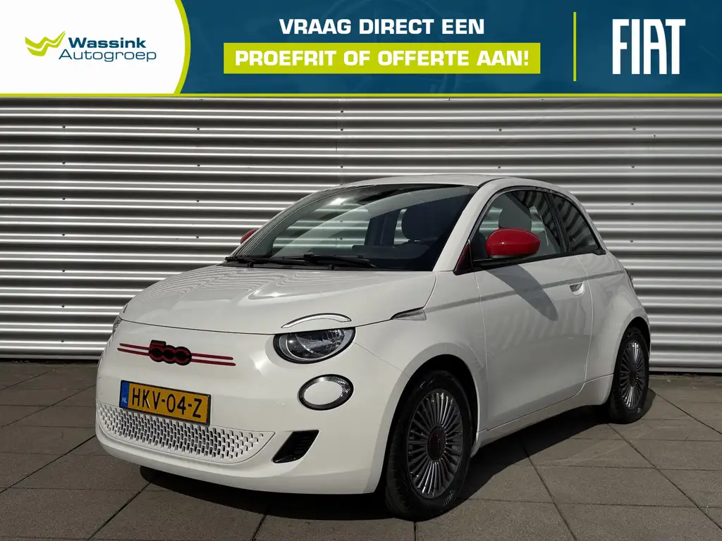 Fiat 500e 24kWh 95pk Red I Pack Comfort I Pack Style I Navig