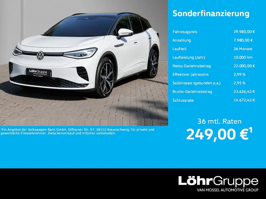 Volkswagen ID.4 GTX 4M "2,99%" Wärmepumpe, AHK, 360°Kam., AR-Hu...