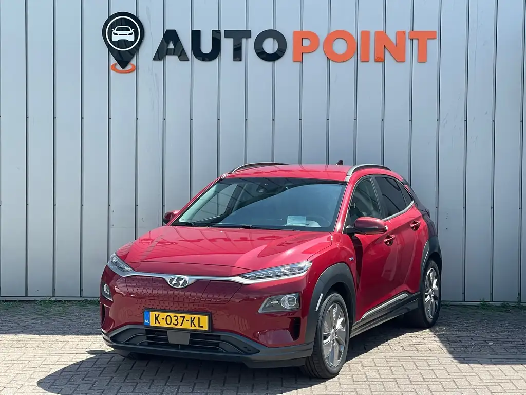 Hyundai KONA EV Premium 64 kWh WARMTEPOMP SOH96% ORG NL|CAMERA|
