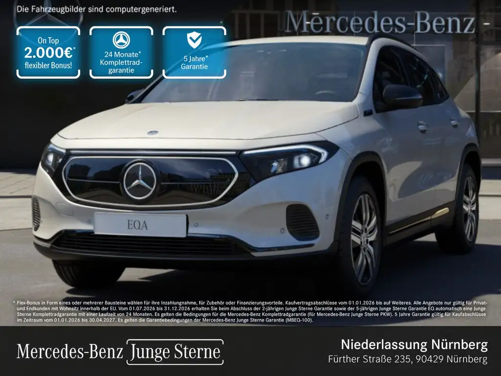 Mercedes-Benz EQA 300 4M PROG+NIGHT+PLUS-PAKET+AHK+KAMERA