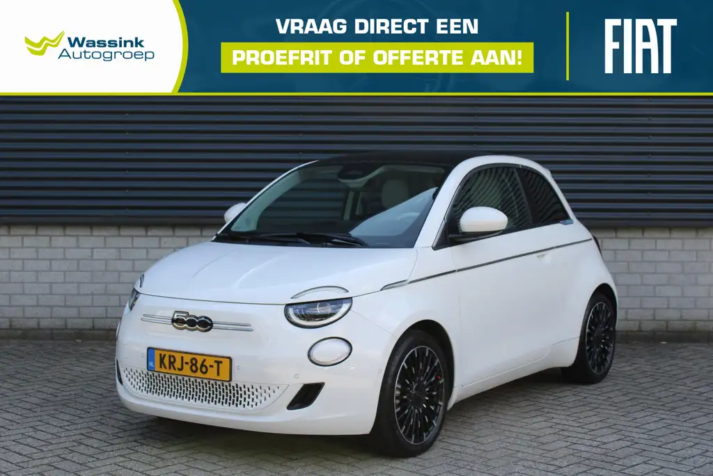 Fiat 500e La Prima 42 kWh SOH 97.1% Panoramadak