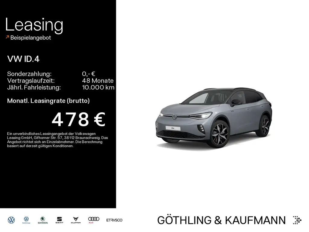 Volkswagen ID.4 GTX 4M*NAVI*WP*PANO*360*HUD*EL.HECK*IQ.LIGH
