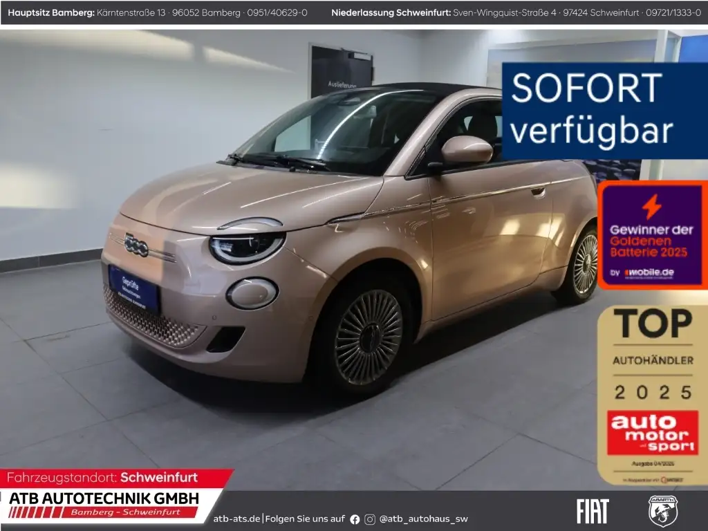 Fiat 500e 42kWh SOH 95,7% Komfort- und Stylepaket