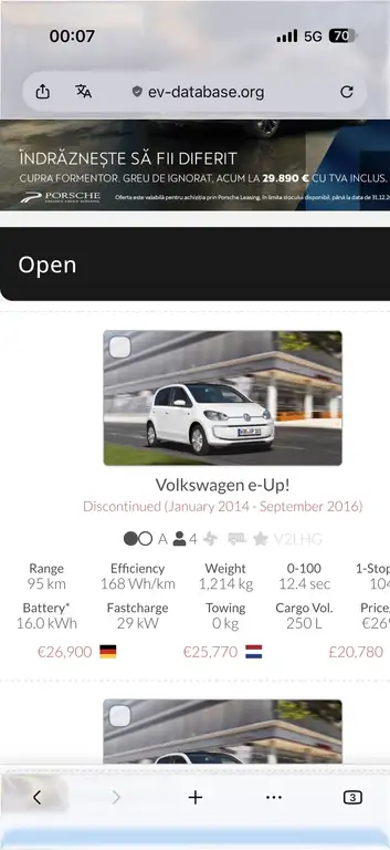 Volkswagen e-Up!