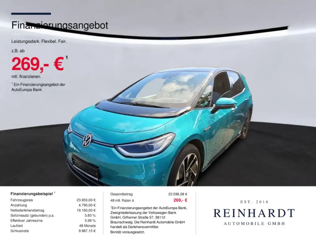 Volkswagen ID.3 PRO PERFORMANCE TECH ACC/HuD/PANO/WÄRMEP.