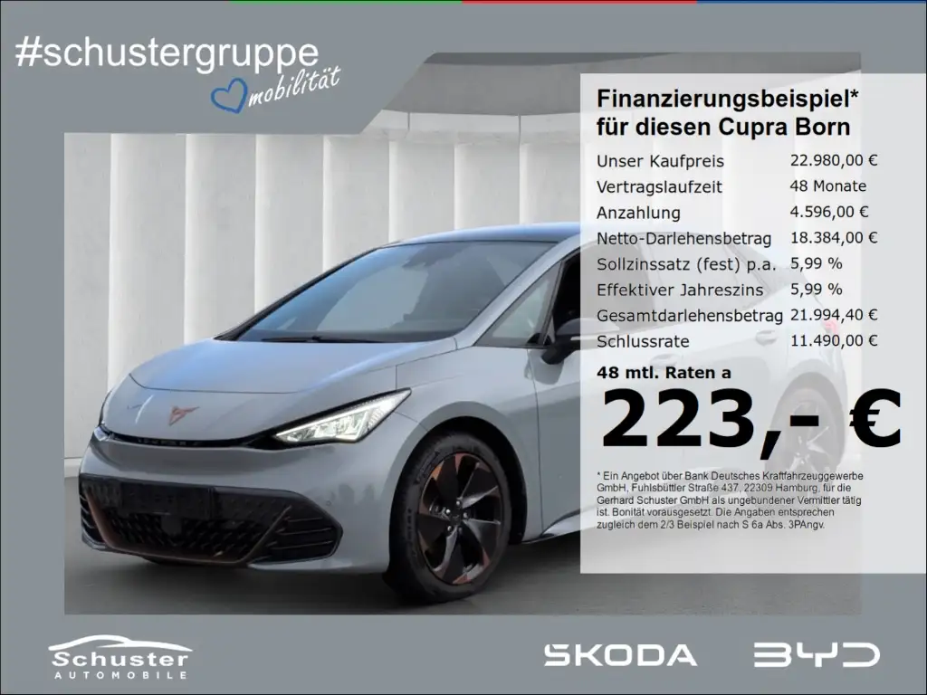 CUPRA Born 204PS*Panodach ACC LED Navi R-Kam Keyless