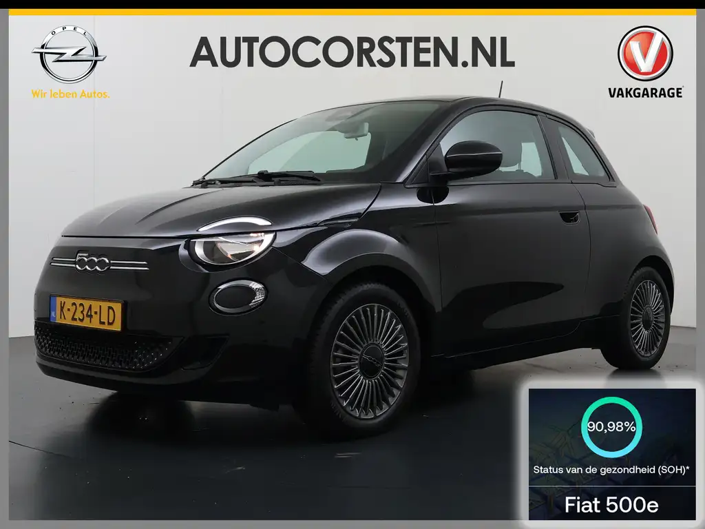 Fiat 500e Icon Long Range 42kWh SOH 91% Apple Carplay Androi