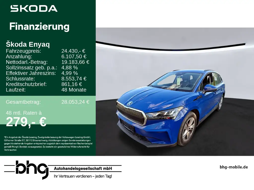 Skoda Enyaq ENYAQ 50 i.V Climatronic LED Navi connect Kamera