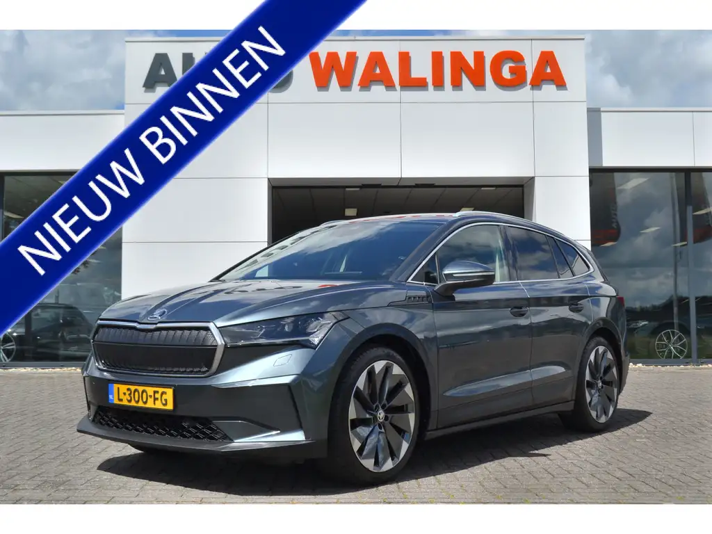 Skoda Enyaq iV Leer | Warmtepomp | Carplay | Matrix Ledkoplamp
