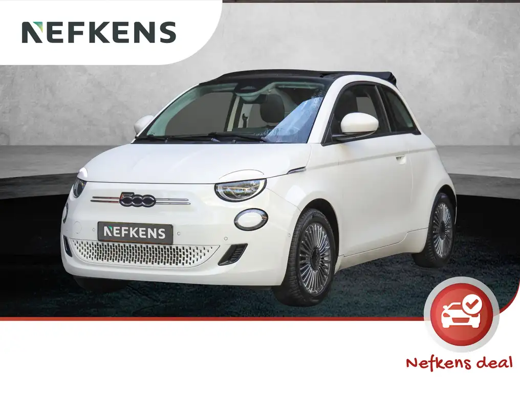 Fiat 500e Icon 42 kWh Cabrio | Stoelverwarming | Achteruitri