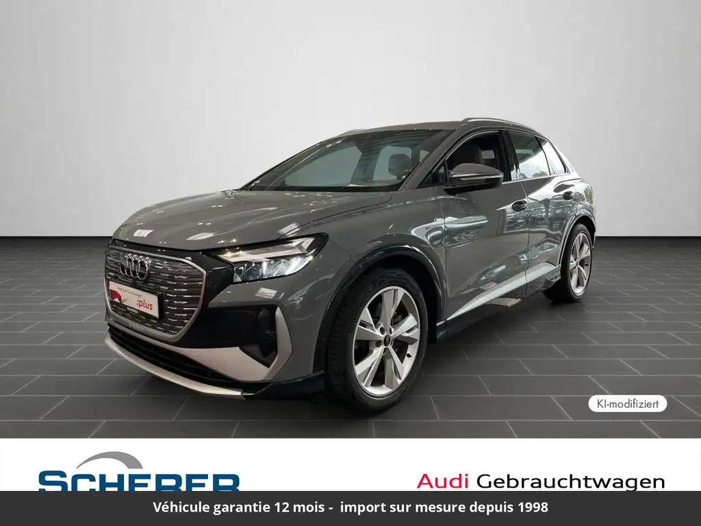 Audi Q4 e-tron S line Disponible Allemagne