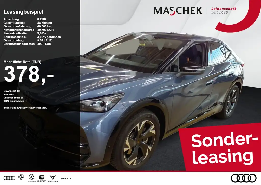 CUPRA Tavascan Sonderleasing 360°View Sennheiser Sitzh.