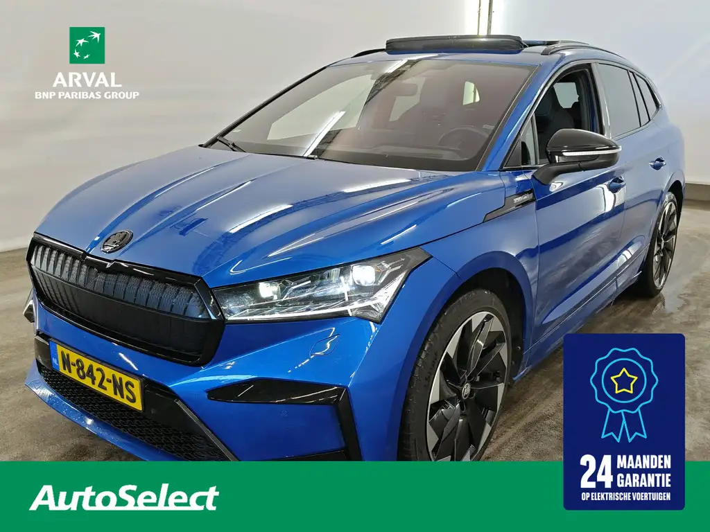 Skoda Enyaq iV 80 204pk Sportline |SOH 93% | Trekhaak|Panorama