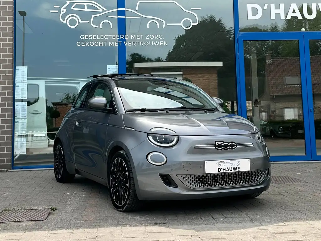 Fiat 500e La Prima *open dak*leder*17"*navigatie*