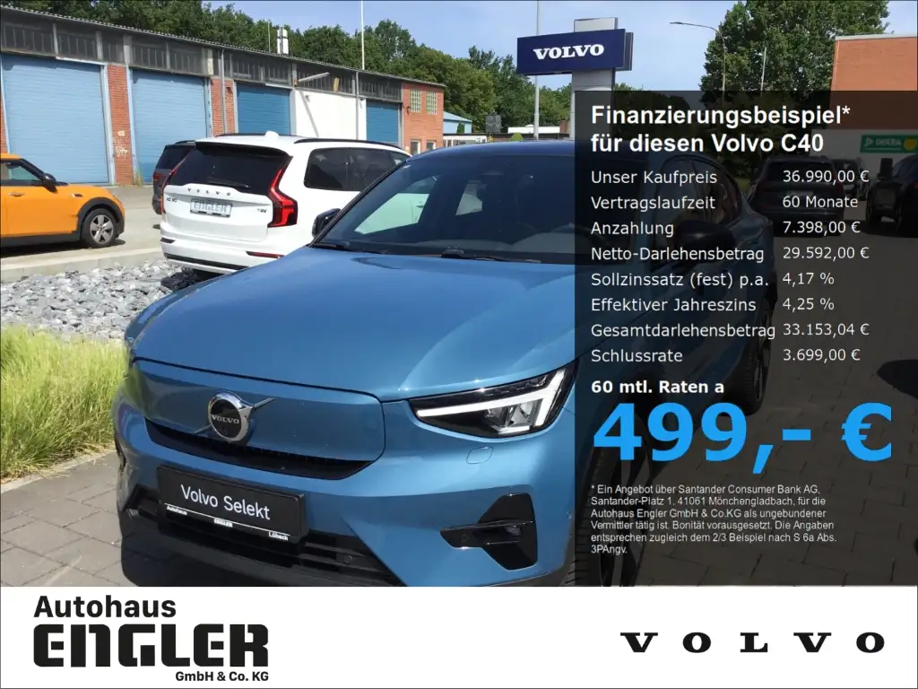Volvo C40 Ultimate Recharge Twin Motor AWD Stdhzg. Cam