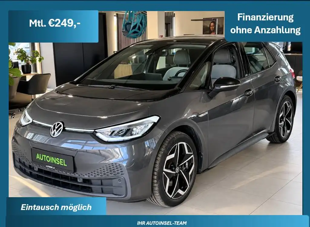 Volkswagen ID.3 Pro S Abstandtempomatt+Müdigkeitswarner+Ambiente+Verkerszeichenerkenner+1.Besitz
