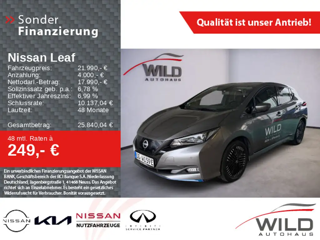 Nissan Leaf e+ | 59 kWh | Tekna | 360° | Navi | BOSE