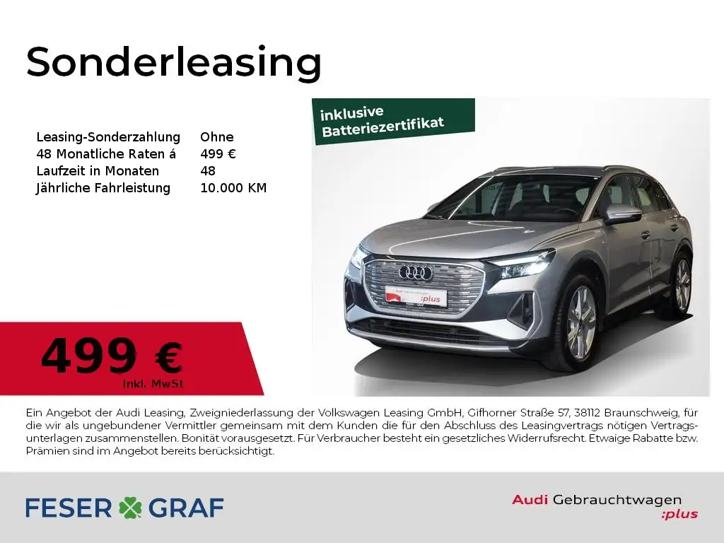 Audi Q4 e-tron S line 40 AHK/ virtual Cockpit/ Navi Plus