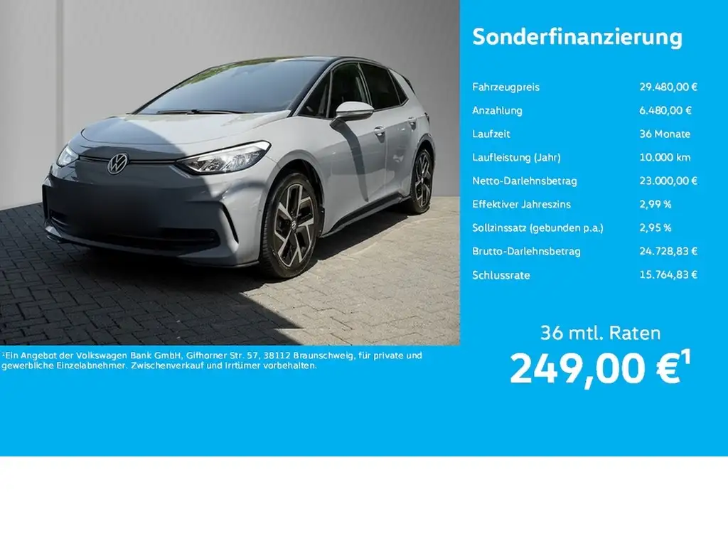 Volkswagen ID.3 Pro Move "2,99%" Navi., Tel., ACC, RFK, App-Con...