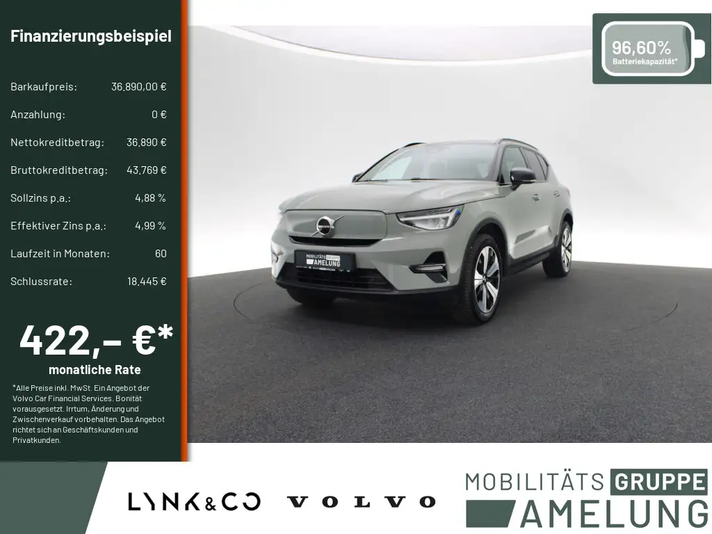 Volvo XC40 Twin Motor Plus AWD aus Ertsbesitz ACC