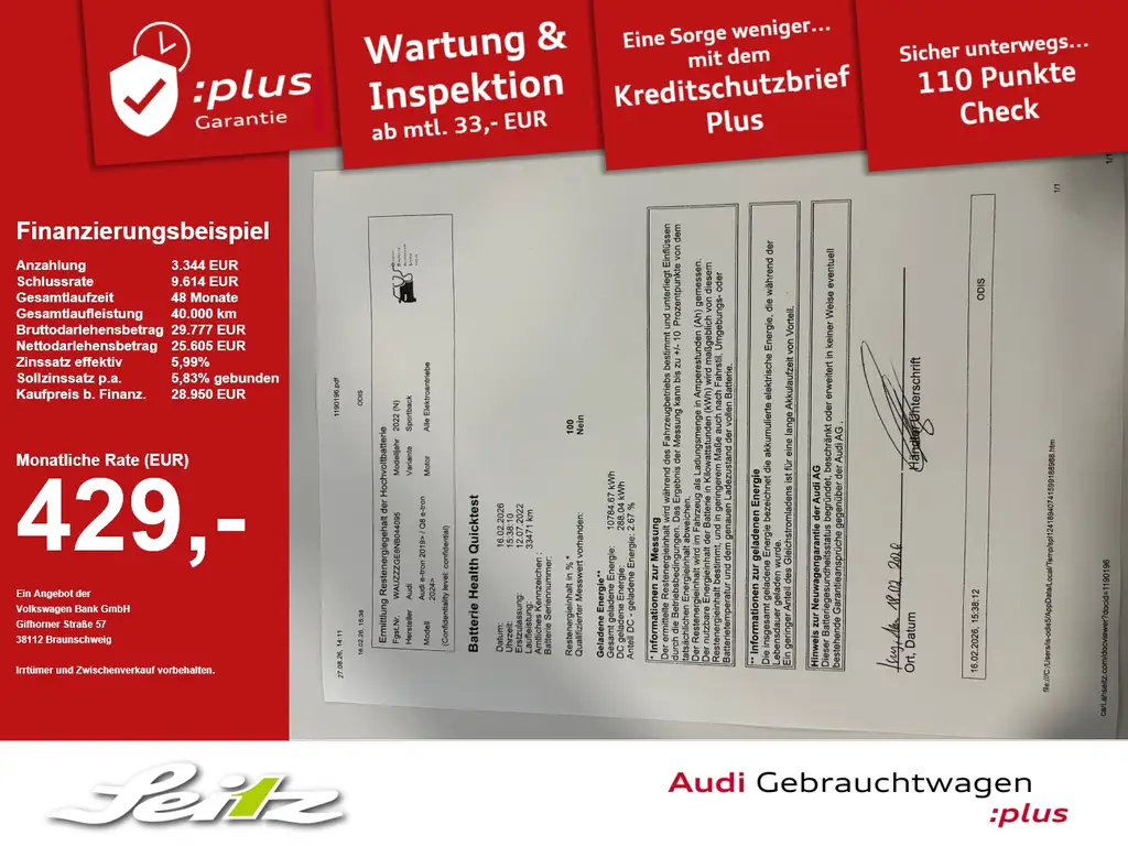 Audi e-tron Sportback 50 quattro advanced *LED*KAMERA*NAVI*