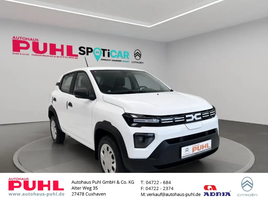 Dacia Spring DAB Spurwechselassistent Spurhalteass. Verkehrszei