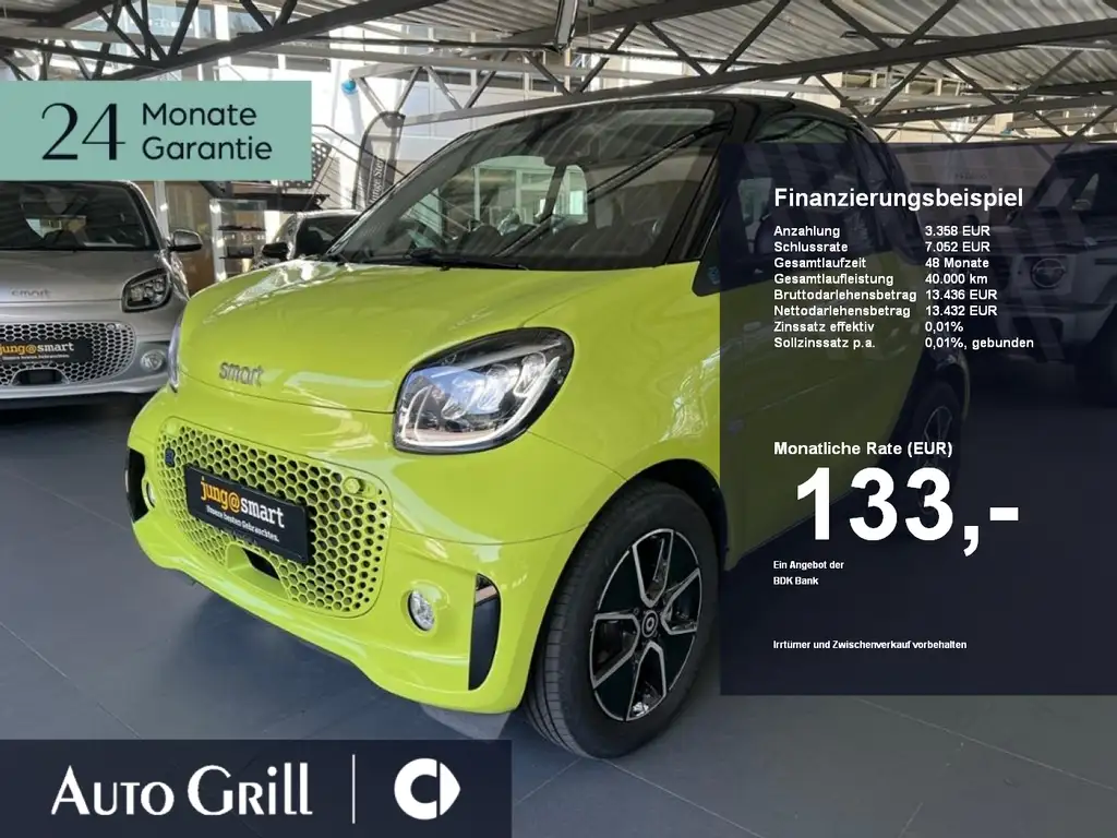 smart forTwo EQ Pano 22kw Exklusive FINAL EDITION LED
