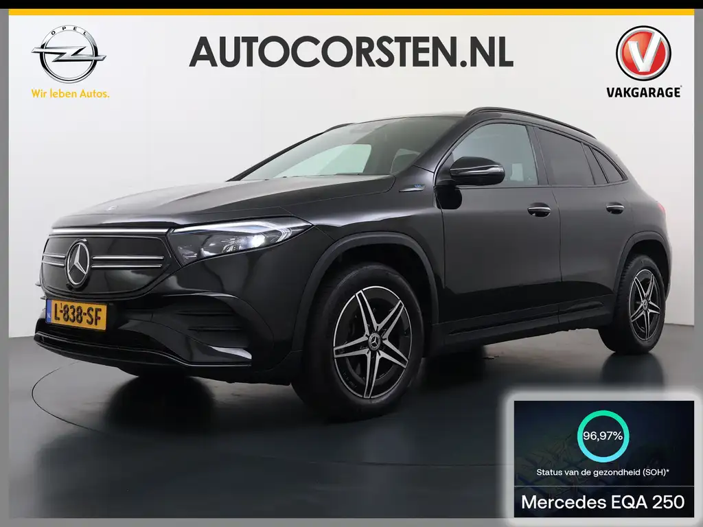 Mercedes-Benz EQA AMG 67kWh SOH 97% Pano-Dak 360°Camera Leer/Alcanta