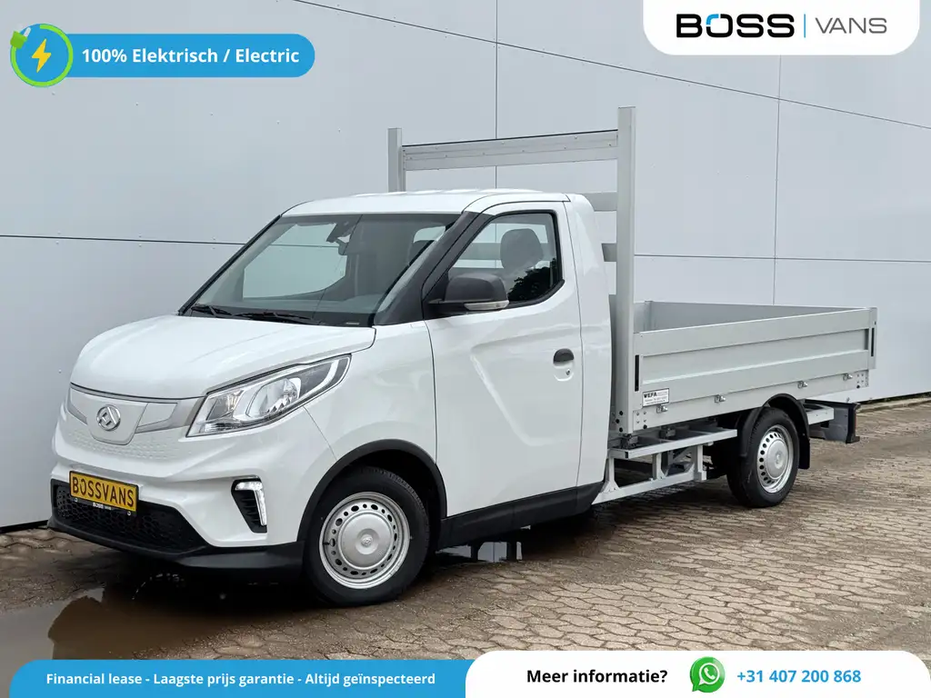 Maxus eDeliver 3 50kWh 122PK Nieuw! Open Laadbak 327km WLTP 100% El