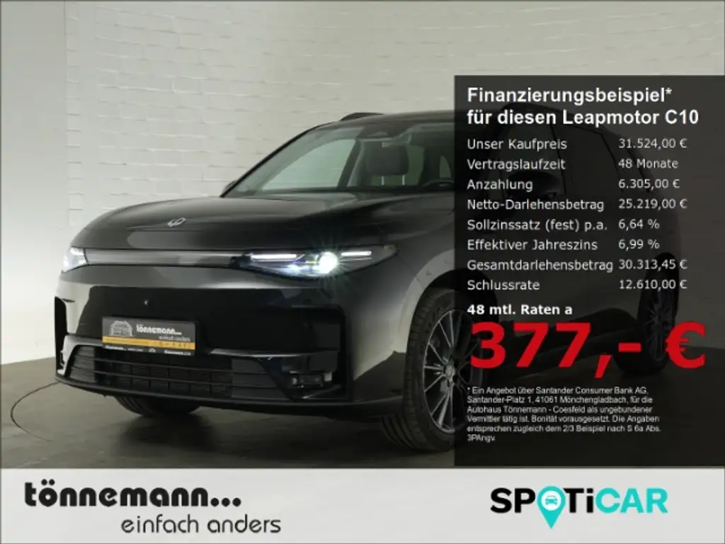 Leapmotor C10 REEV DESIGN 28,4kWh+NAVI+360° KAMERA+LED-SCHEINWER