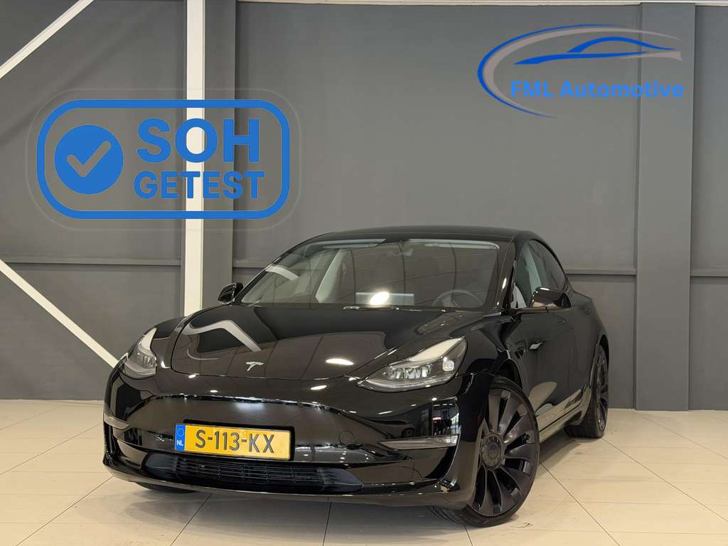 Tesla Model 3 Long Range AWD 75 kWh | Performance wielen | SOH 9