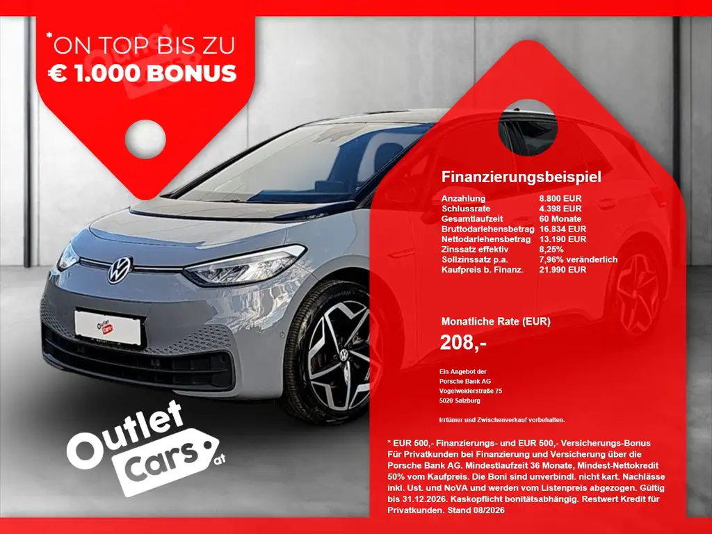Volkswagen ID.3 S Pro 150 kW (4-Sitzer) NaviPro+ASSIST+LED