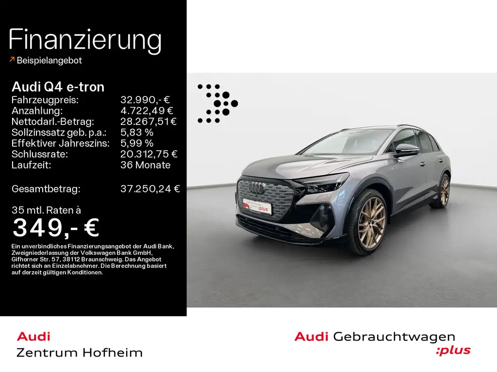 Audi Q4 e-tron 40 S line edition one *Matrix*Virtual*