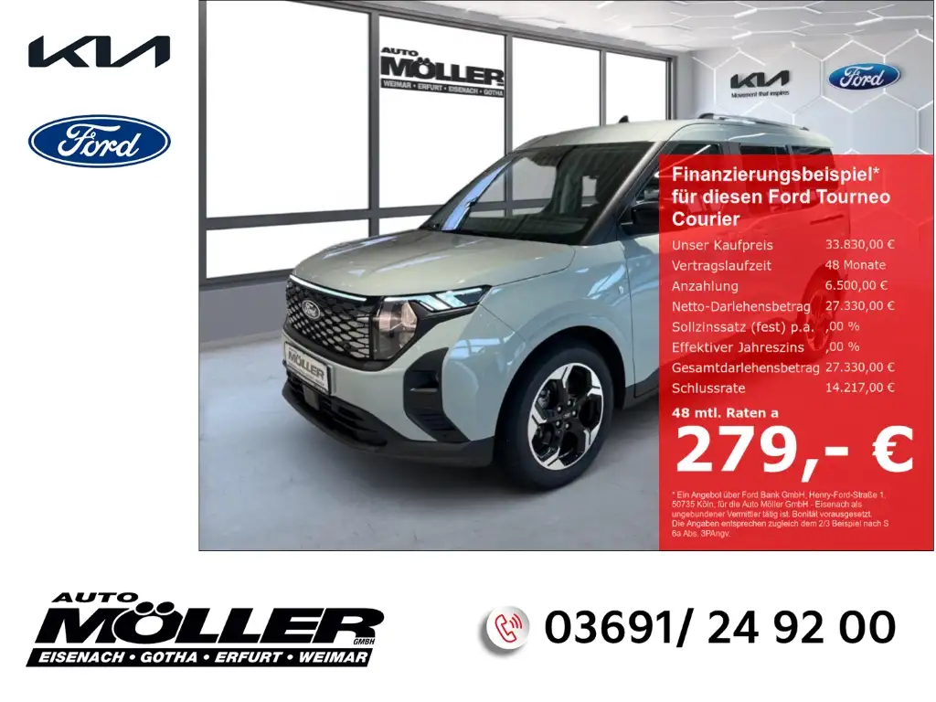 Ford Tourneo Courier BEV Titanium 54kWh CT FWD