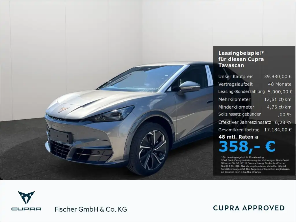 CUPRA Tavascan 4Drive VZ AD Navi Digitales Cockpit LED ACC El. He
