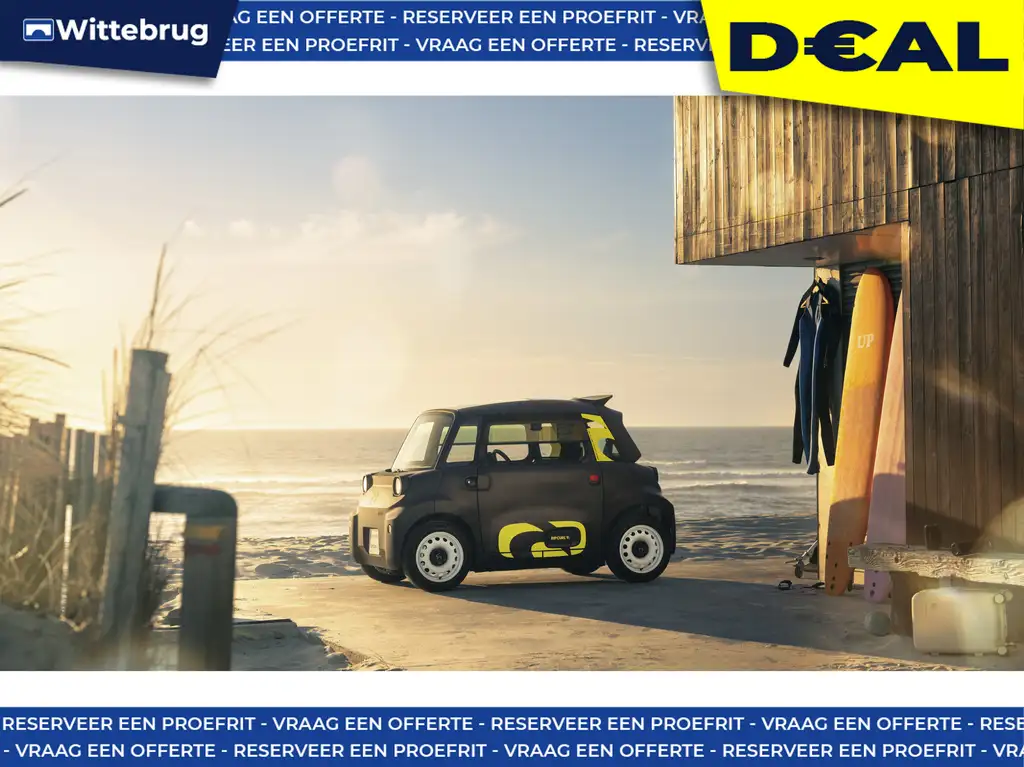 Citroen Ami Brommobiel ami Ripcurl Sunrise Achter spoiler | Gl