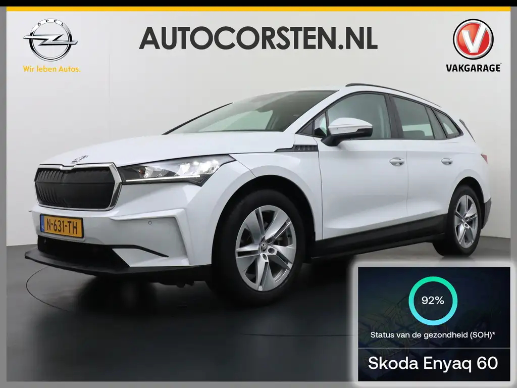 Skoda Enyaq iV 60 SOH 92% **1 Accu cel defect** Apple Carplay