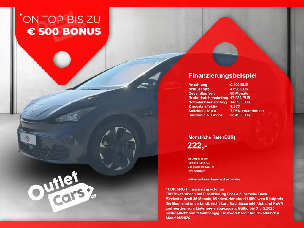 CUPRA Born 170 W ASSIST+LED+NAVI+RADAR+RFK+Virtual+LM