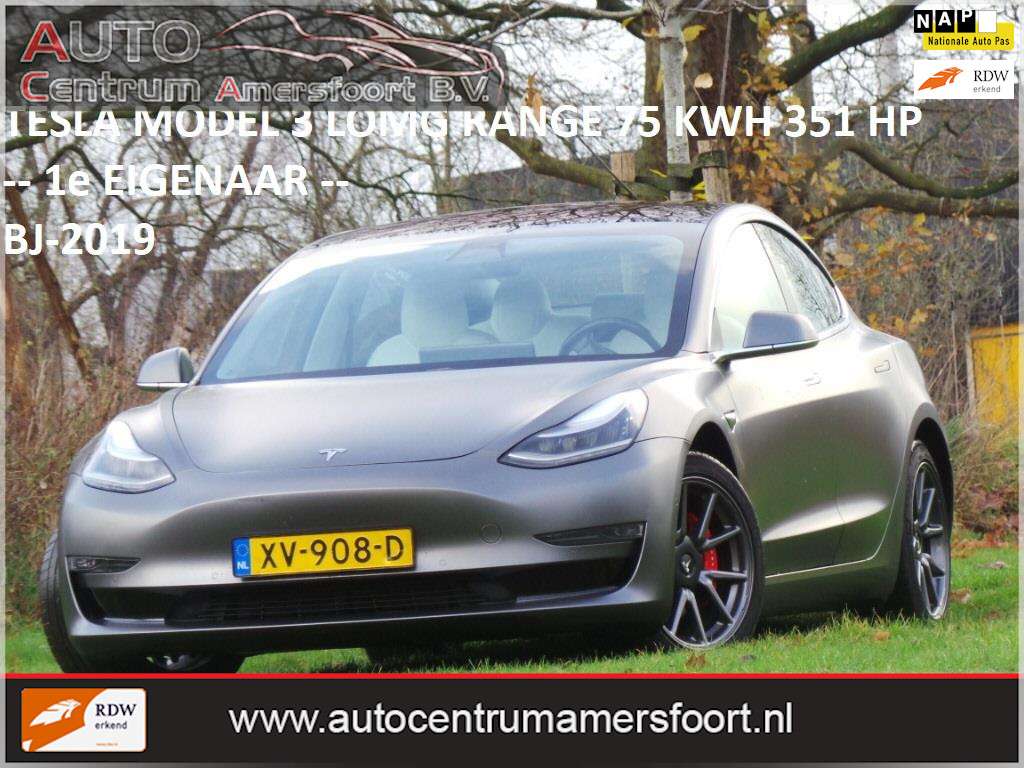 Tesla Model 3 Long Range 75 kWh ( INRUIL MOGELIJK )