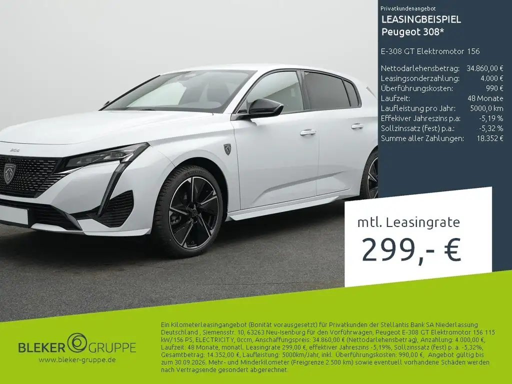 Peugeot e-308 E-308 GT Elektromotor 156