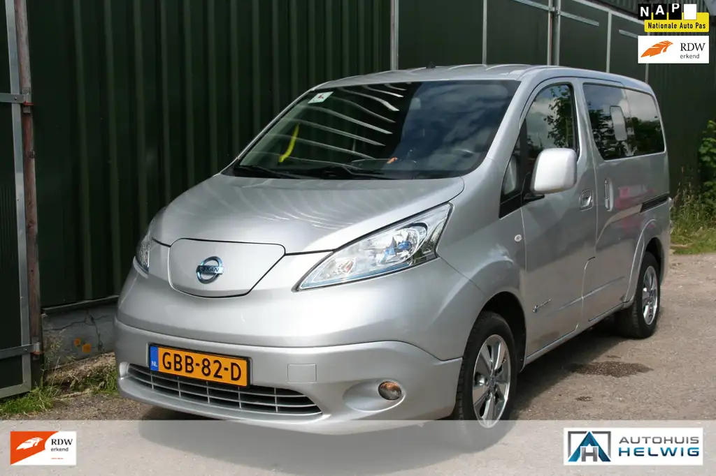 Nissan E-NV200 Evalia 100 % ELEC 5 PEROONS + ROLSTOEL / INVALIDE