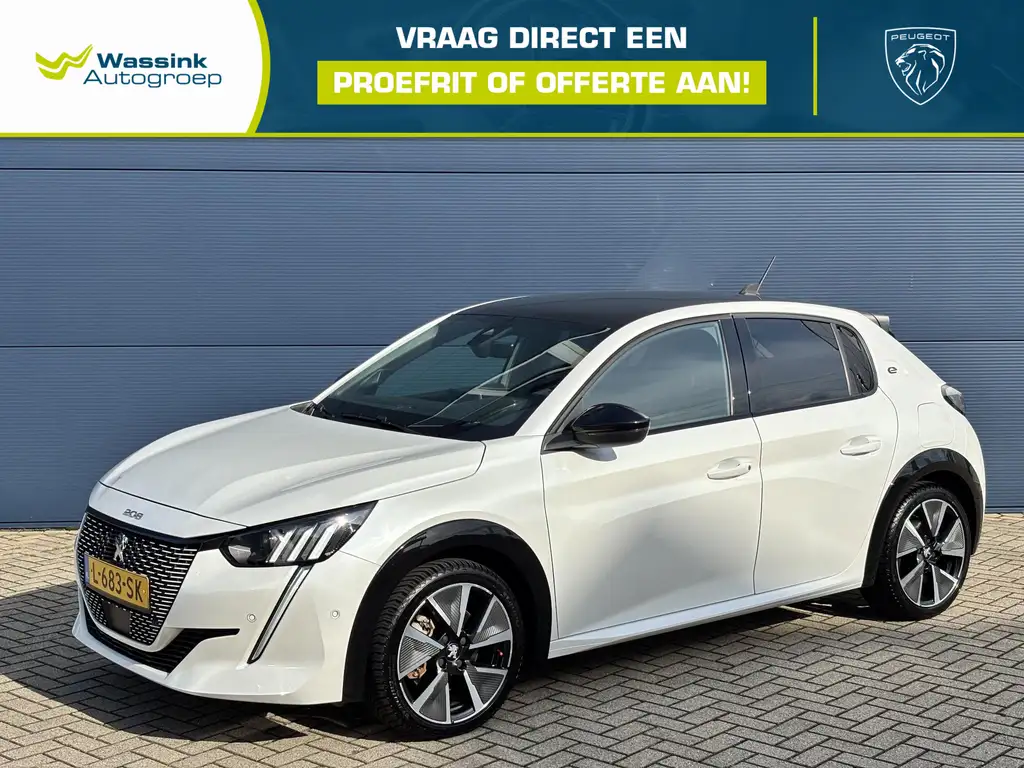 Peugeot e-208 EV GT Pack 50 kWh | Stoelverwarming | Panorama dak